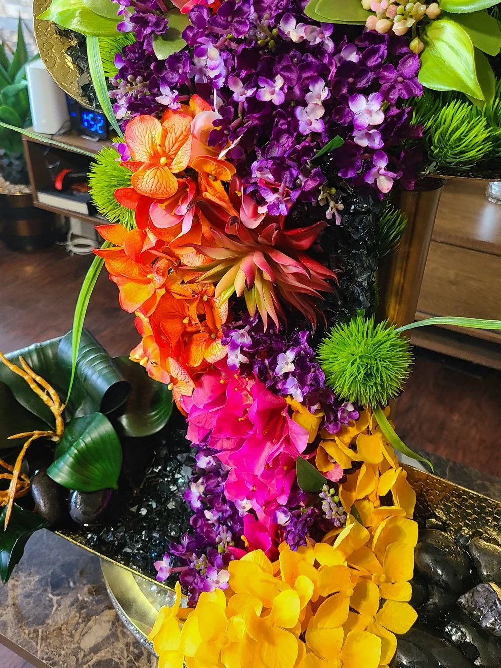 Faux Floral Centerpiece (Handmade)